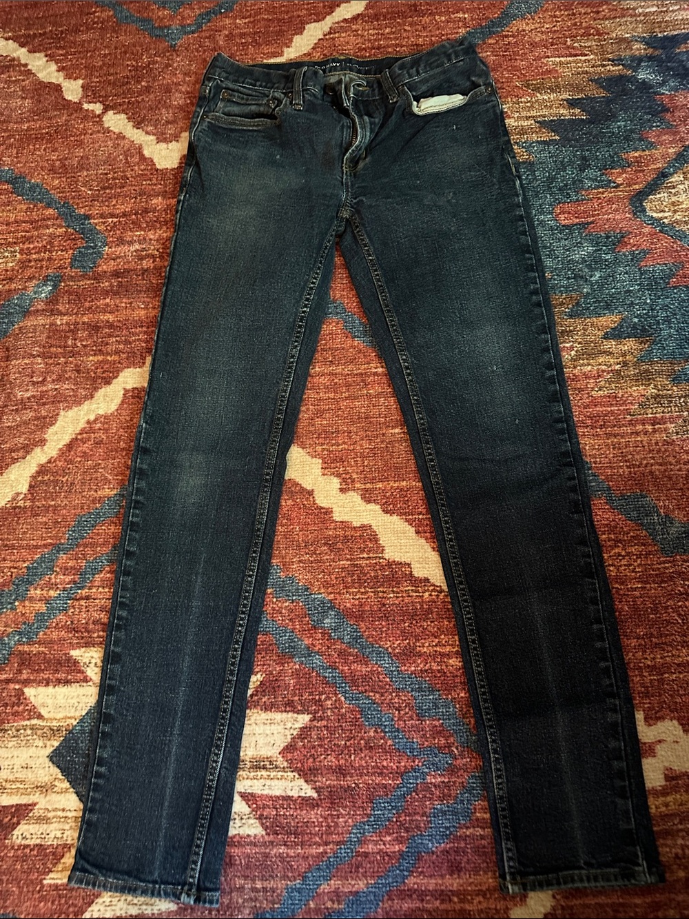 Old Navy Dark Wash Slim Straight Jeans
